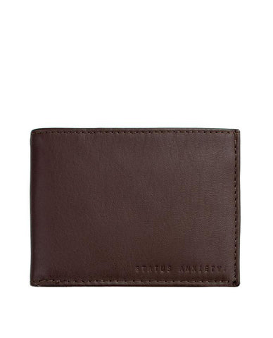 Status Anxiety Noah Wallet Chocolate