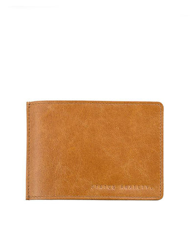 Status Anxiety Perez Money Clip Wallet Tan