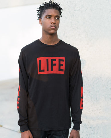 Altru Life Magazine Logo Long Sleeve Tee Graphite