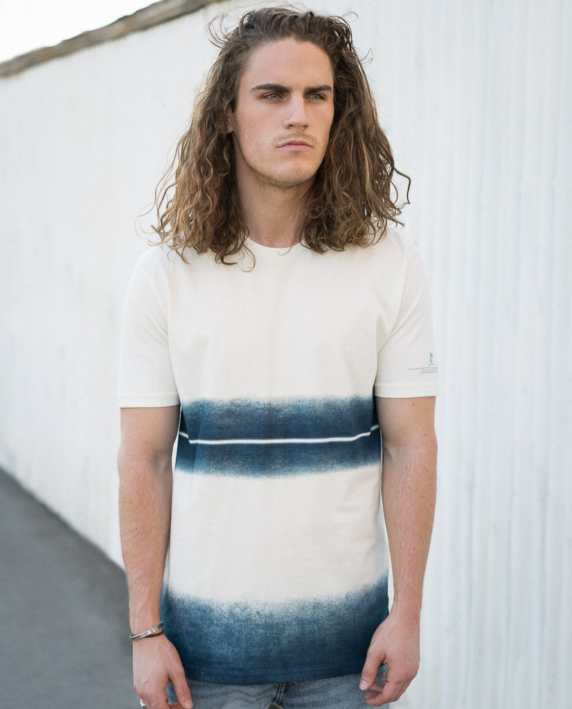 Astrneme NAT STONE INDIGO DYE TEE Astrneme NAT STONE INDIGO DYE TEE