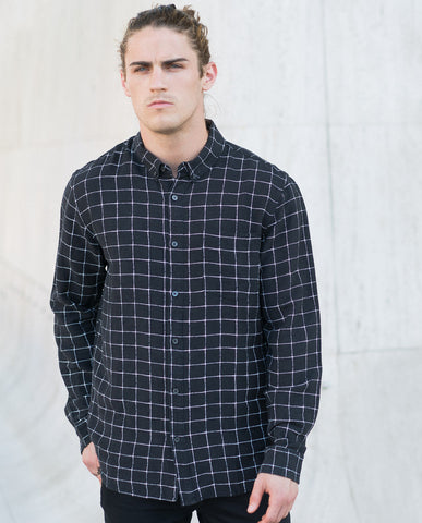 Neuw Black Check LS Shirt