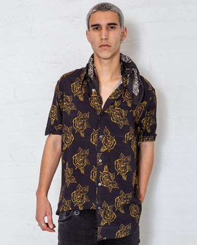 Neuw Black Rose Buttonup