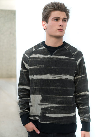 Oxford Lads Variegated Stripe Sweatshirt