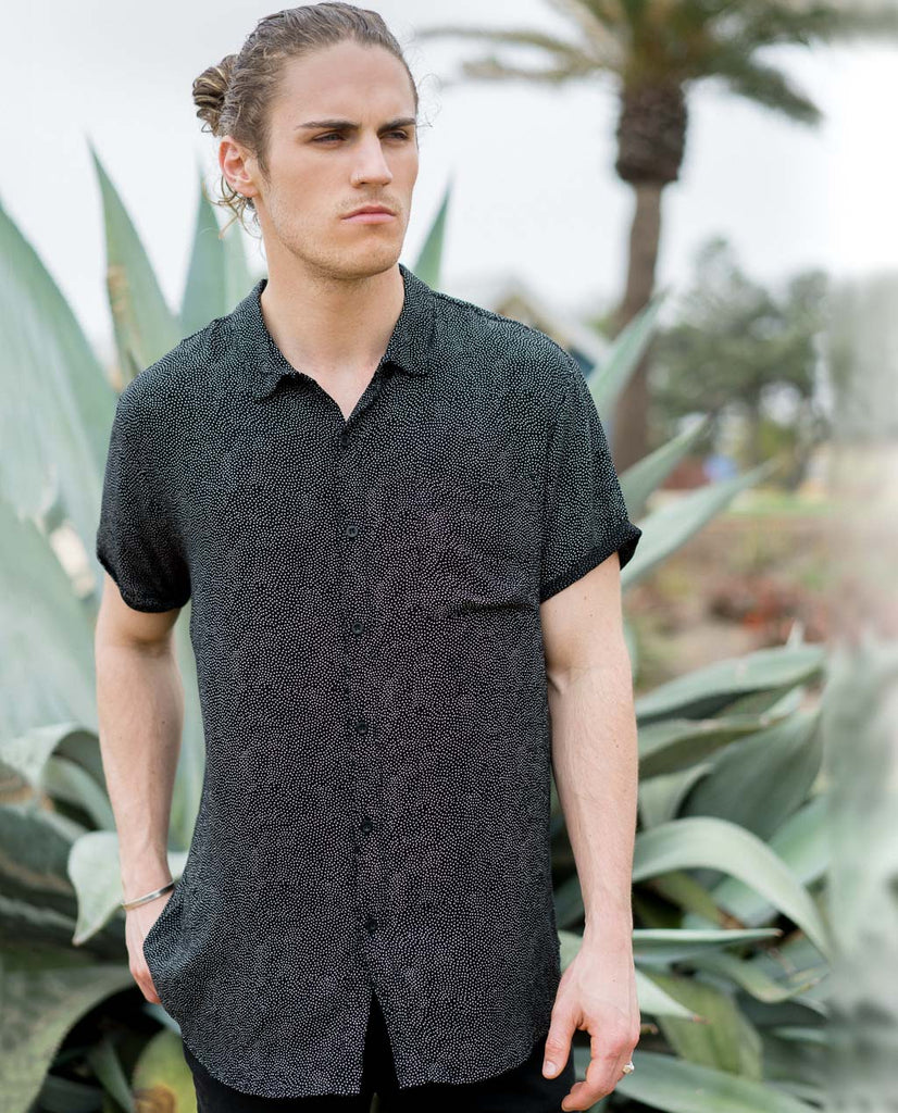 Rollas Beach Boy Shirt Dreamtime Dots Rollas Beach Boy Shirt Dreamtime Dots