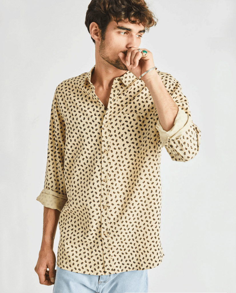 Rollas Men At Work Shirt Paisley Bedford Rollas Men At Work Shirt Paisley Bedford