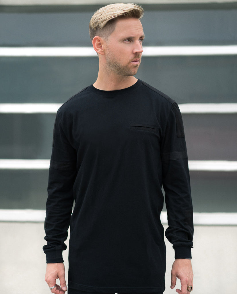 nANA jUDY Jagger Black LS Tee nANA jUDY Jagger Black LS Tee