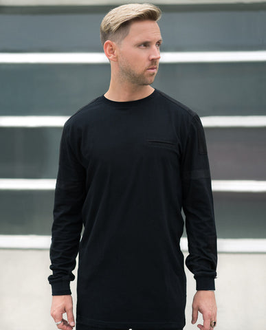 nANA jUDY Jagger Black LS Tee