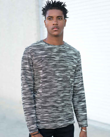 nANA jUDY White Rose Sweater Textured Black