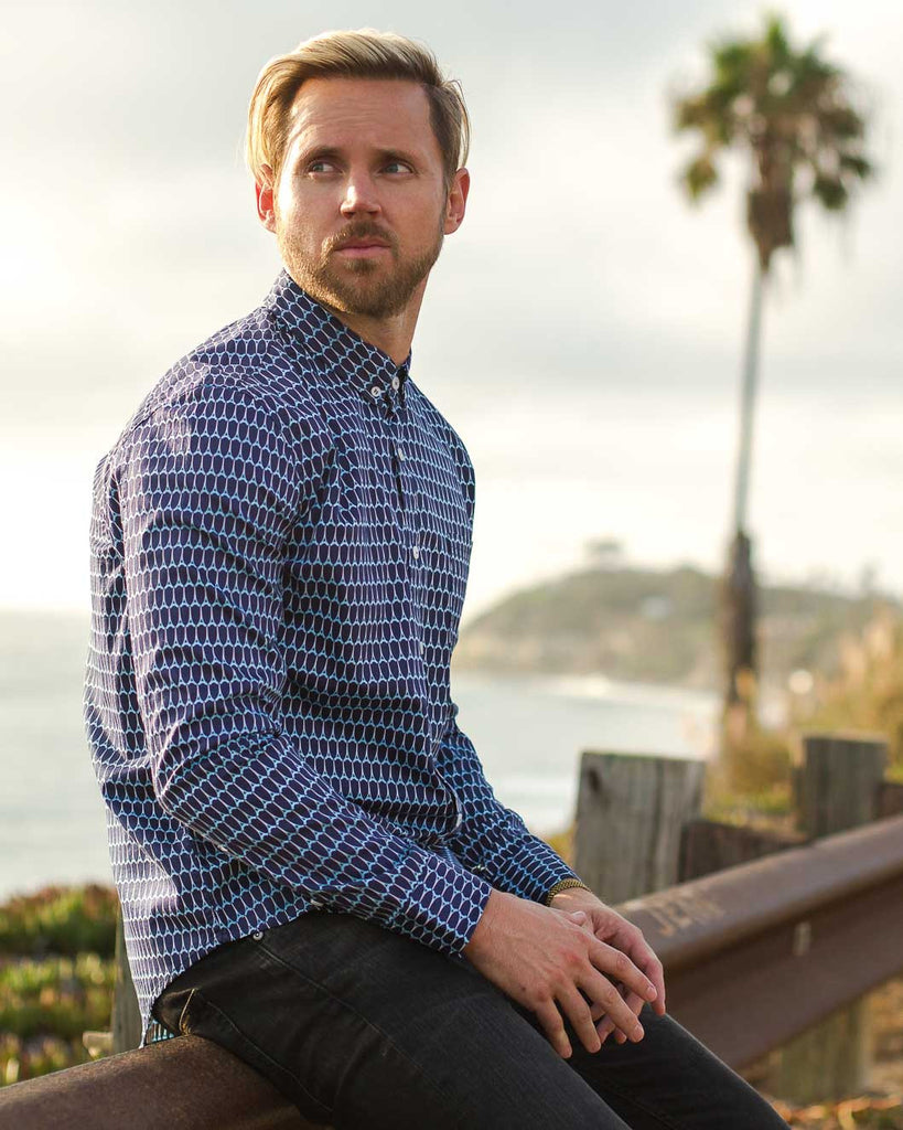 Oxford Lads Geo Buttonup Oxford Lads Geo Buttonup
