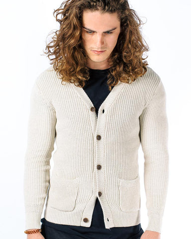 Rose Pistol Acid Wash Cardigan