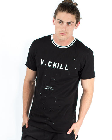 nANA jUDY V.Chill Text Print Tee