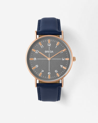 Breda Belmont Navy-Gold Watch