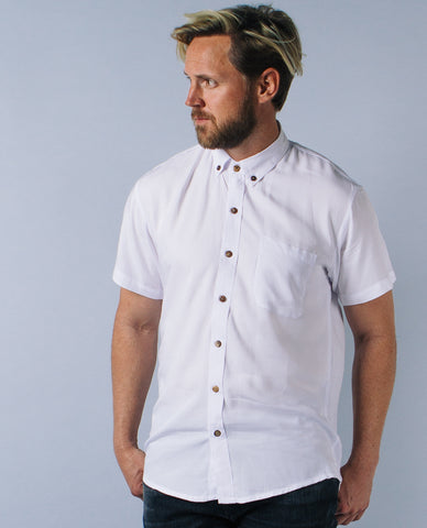 HANDSOME ME | Casual White Buttonup