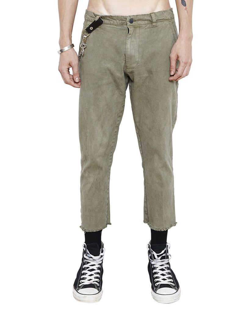 The People Vs SURPLUS GREEN LOUIE CROPPED PANT