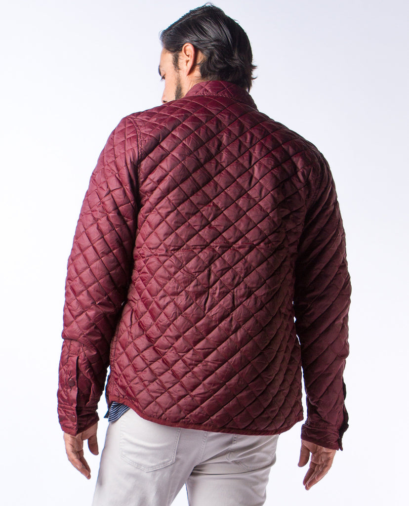 Light weight Wine Quilted Jacket